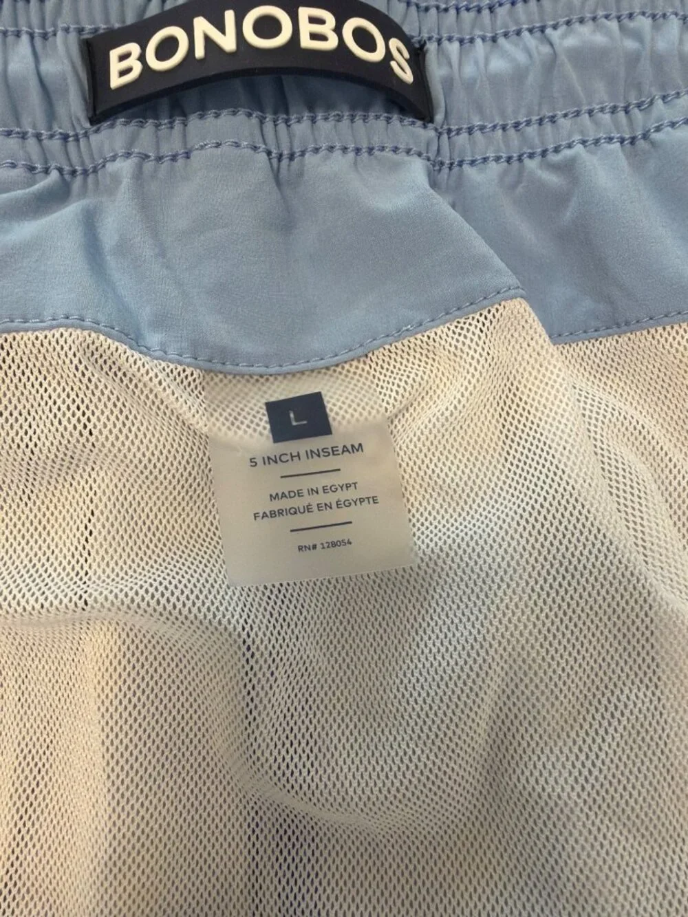 Bonobos Throwback Swim Trunks in Blue Pineapple Party Size Large